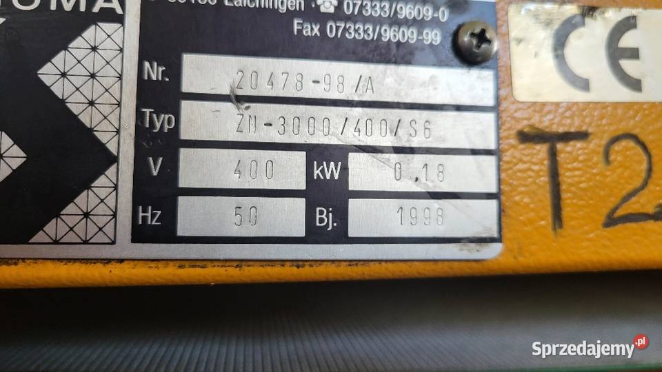 Taśmociąg z zabierakami przenośnik taśmowy Białogard