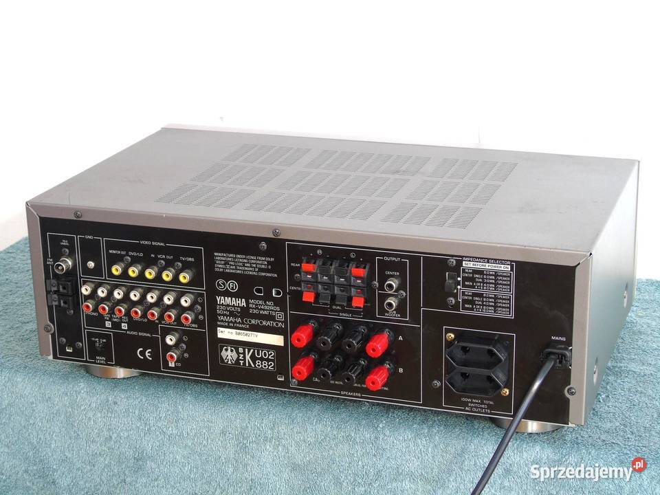 Amplituner Yamaha RXV492 RDS mocny i sprawny Amplitunery Jasło