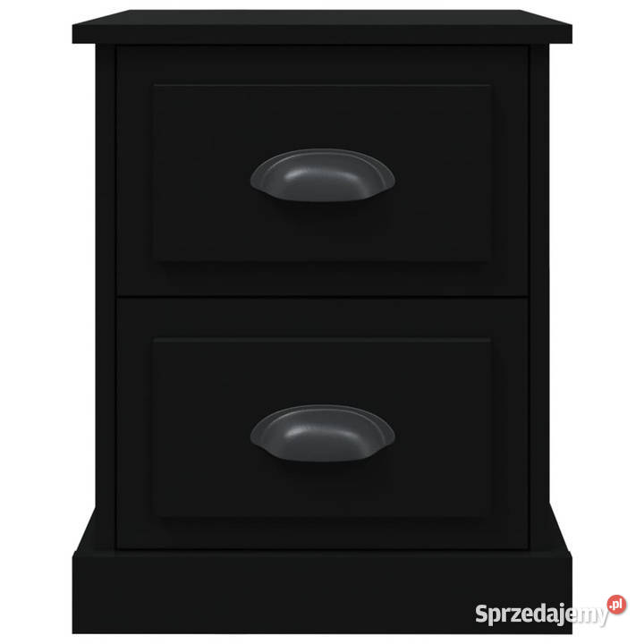 Szafki nocne 2 czarne 39x39x475 WM816147 Nocne Warszawa