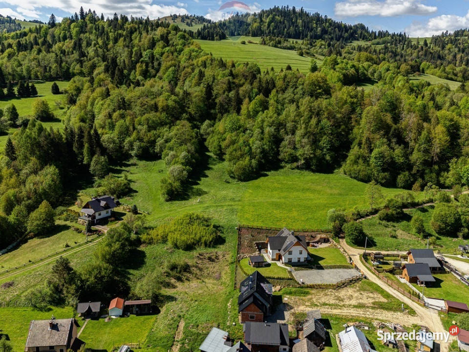 Widokowa Działka na wzniesieniu z pozwoleniem Szlachtowa sprzedam