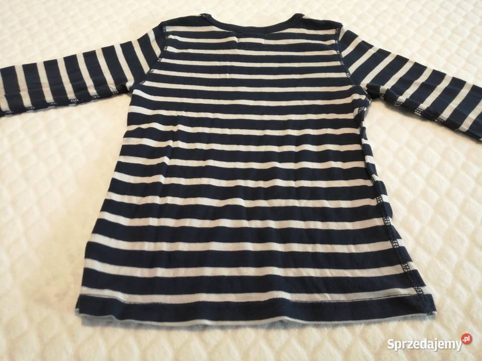 Bluzka długi rękaw chłopięca pasy 110116 HM Czeladź