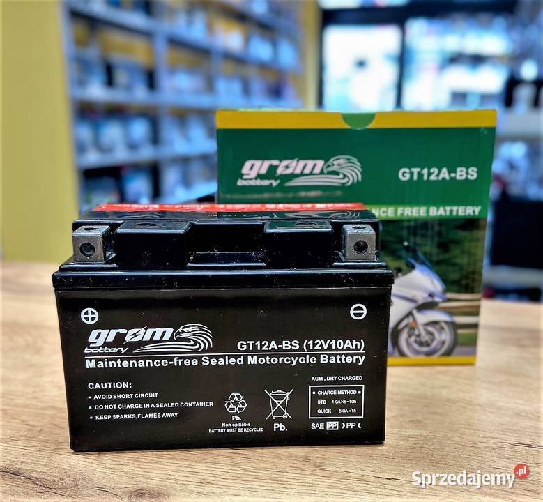 Akumulator motocyklowy GROM GT12ABS 12V 95Ah śląskie