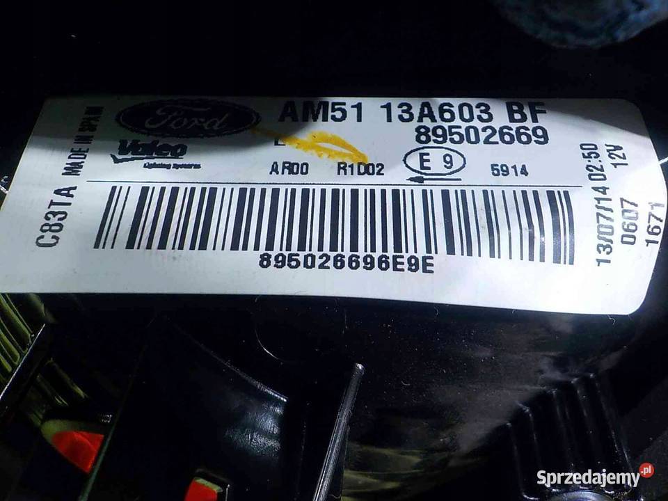 FORD C MK2 12r 5D lampa lewa tyl w klape Lampy tylne