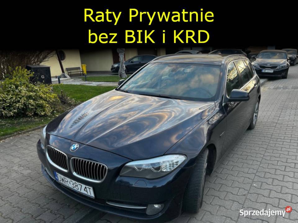 BMW Seria 5 520d Raty Prywatnie Automat Czujniki Wrocław