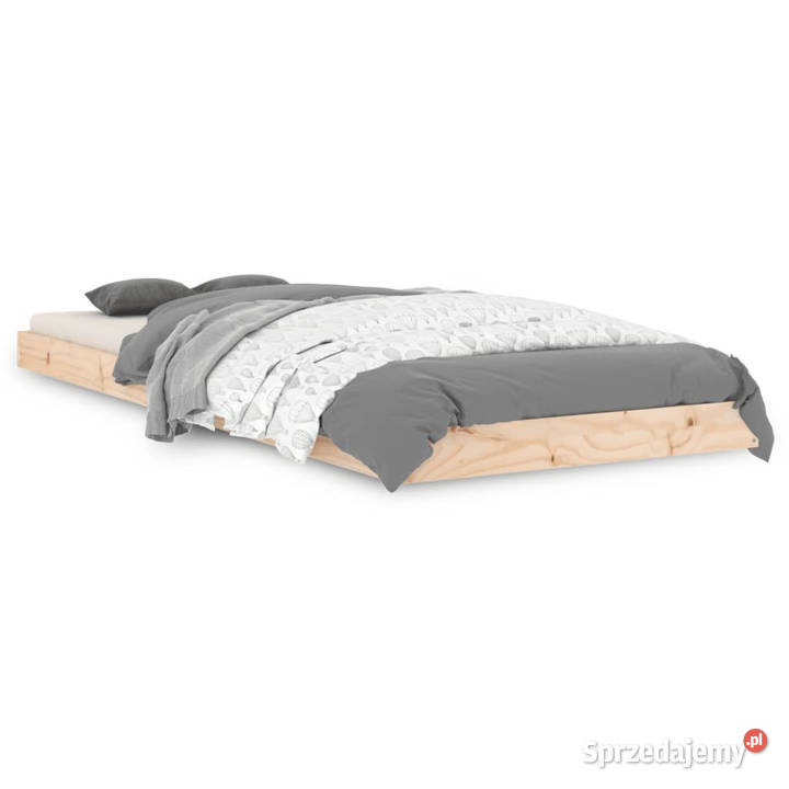 Rama łóżka lite drewno sosnowe 75x190 WM823484 Warszawa