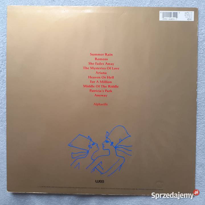 Alphaville Breatthaking in blue winyl 1 wydanie Płyty i kasety Warszawa