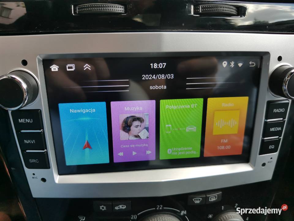 Radio Android 13 Opel Astra H 2GB 32GB GPS WiFi