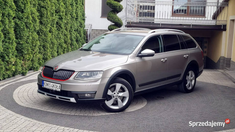 koda Octavia SCOUT 4x4 DSG Alcantara GWARANCJA mazowieckie Płońsk