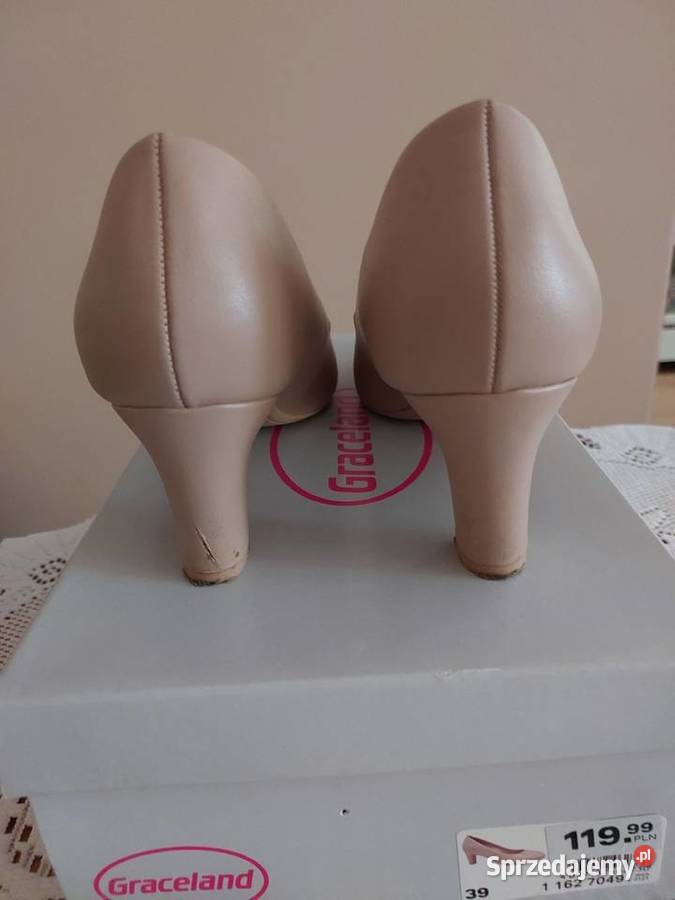 Czółenka beżowe Graceland Rybczewice Drugie