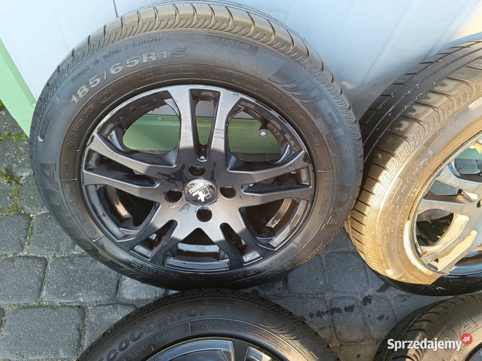 Alufelgi 4x100 15 opony letnie Klukowa Huta sprzedam