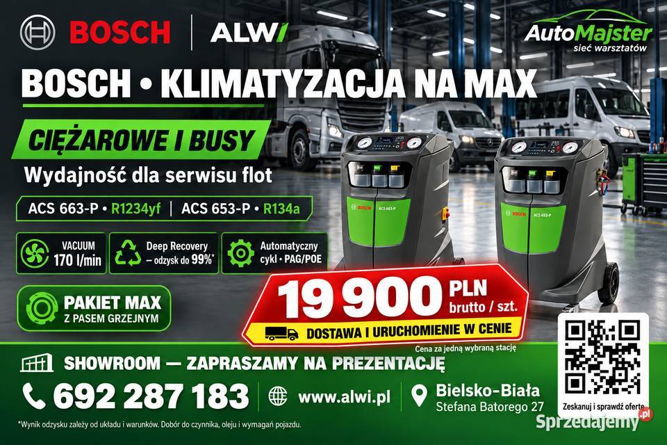 Acs 663 stacja klimatyzacji 1234yf sprzedam