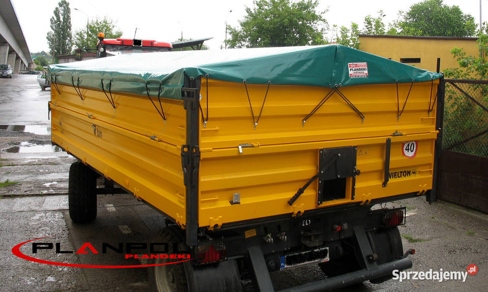 PLANDEKA OTRZĄSARKA do wiśni Kombajn sadowniczy Starachowice