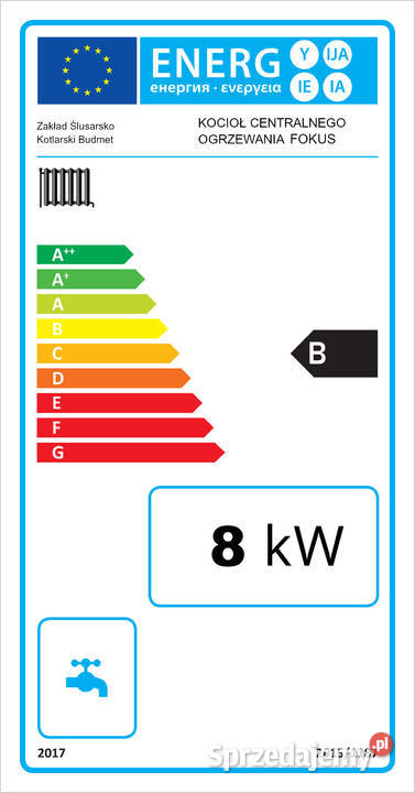 PIEC 8 kW do 60 m2 UniwersumEKO KOCIOŁ Piece Mrągowo