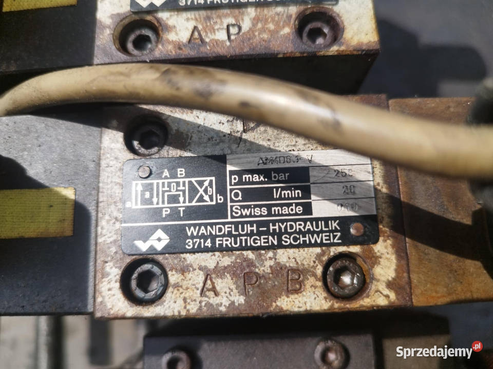 Wandfluh Rozdzielacz Elektrozawór hydrauliczny 4 Strzyżew sprzedam