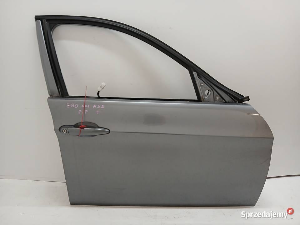 DRZWI PRAWE PRZEDNIE BMW E90 A527 SPACEGRAU Strzyżewice