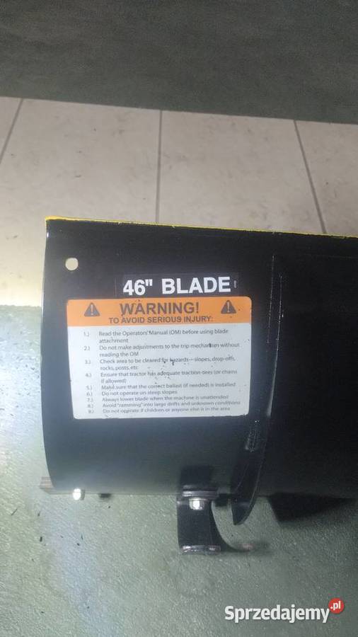 Pług do śniegu traktorek Cub Cadet XT Stróże