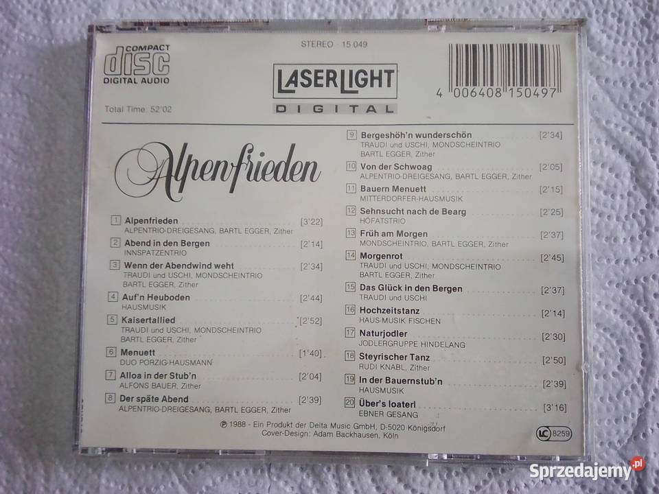 Płyta CD Alpenfrieden