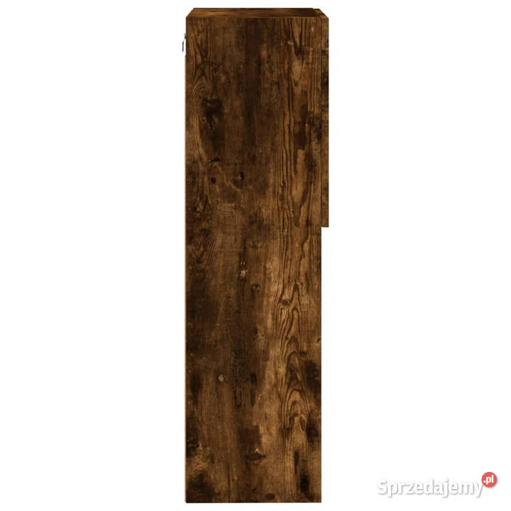 Szafka TV z LED przydymiony dąb 405x30x102