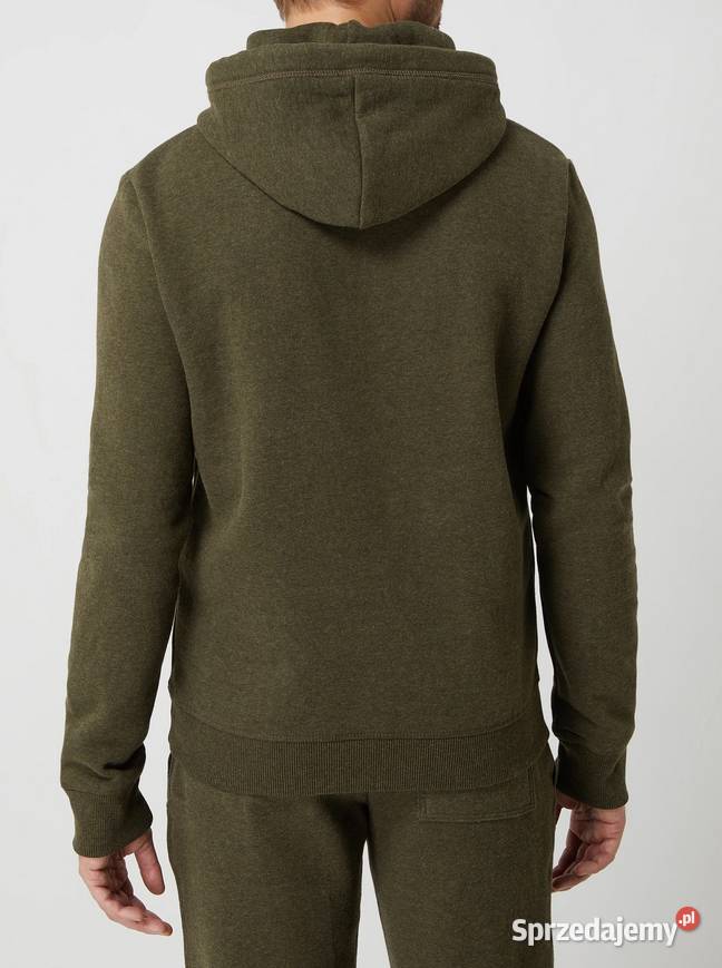 SUPERDRY BLUZA Z KAPTUREM OLIWKOWY MELANŻ 40 L Kalisz sprzedam