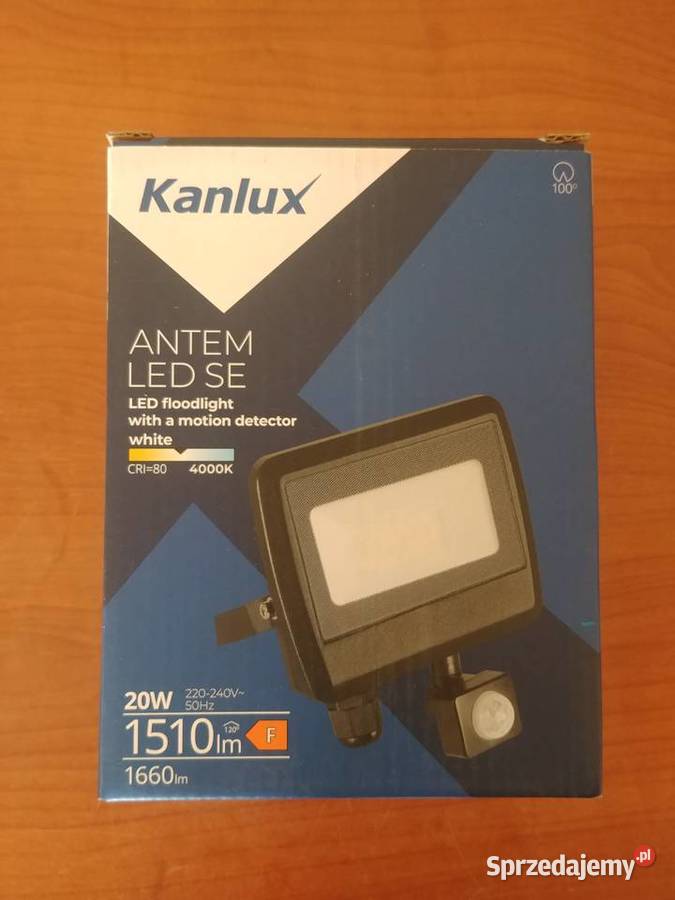 KANLUX NAŚWIETLACZ LED 20W z czujnikiem ruchu Tychy
