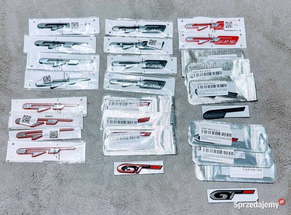 Emblematy GT GT LINE Peugeot Citroen i inne podkarpackie sprzedam