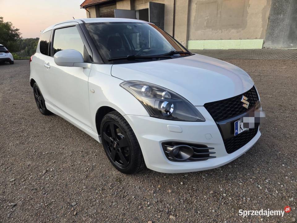 Suzuki Swift Sport 16 136 73t 2013 Biała perła nieuszkodzony Kraków sprzedam