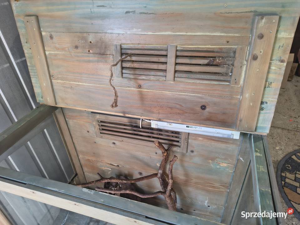 Terrarium plus wyposażenie Chorzew