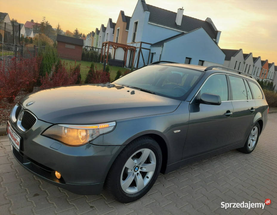 BMW 525 25i 218 NAVI SKÓRA MANUAL Rata600zl E60 możliwa zamiana Śrem