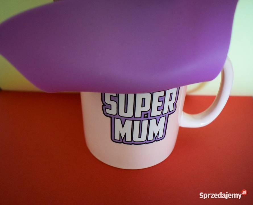 Kubek ThumbsUp ceramiczny Super Mum z peleryną Chełmno