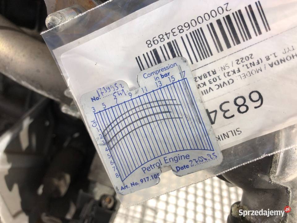 SILNIK HONDA 18 140 R18A2 CIVIC VIII sprzedam
