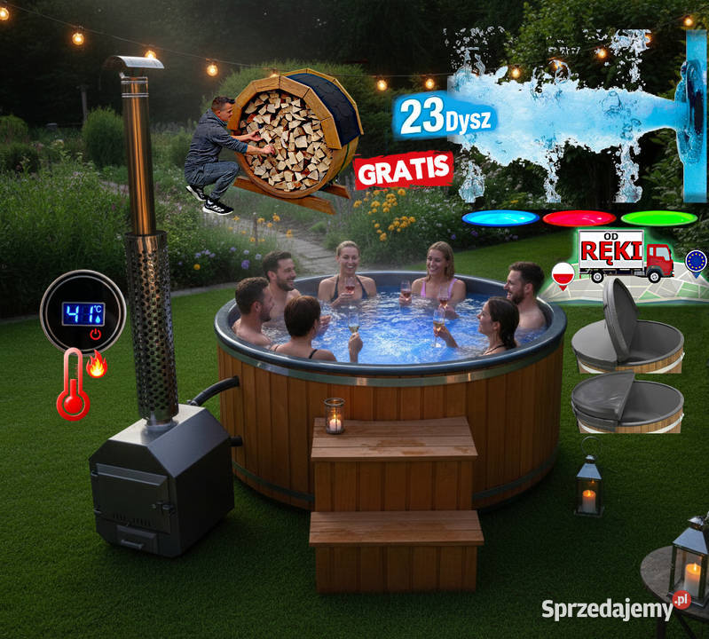 BALIA Ogrodowa Jacuzzi 200 PIEC ZEWNĘTRZNY AKRYL sprzedam