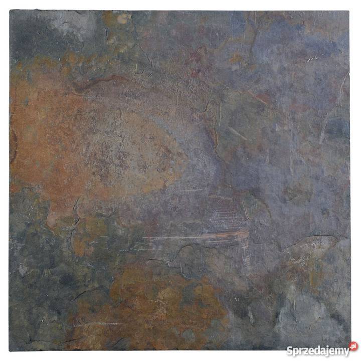 Płyti kamienne łupek 40x40x12 multicolor ściany Lublin