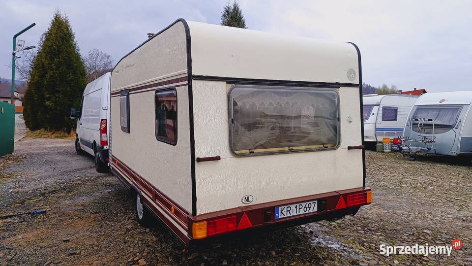 przyczepa kempingowa campingowa kemping OKAZJA Międzybrodzie Bialskie