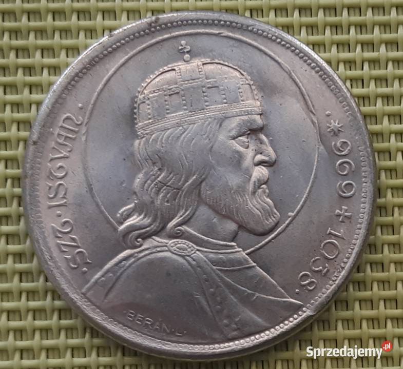 MonetaNumizmatKopia 5 PENGO 1938 Św STEFAN 12 Pruszków