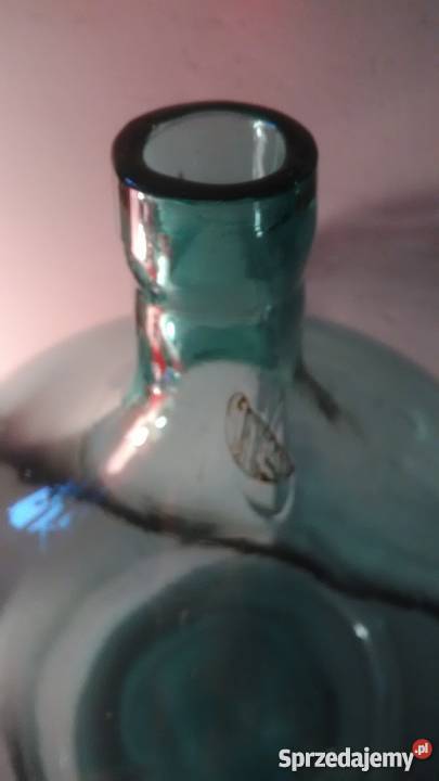 Stary gasior do wina szklo niebieskie Częstochowa