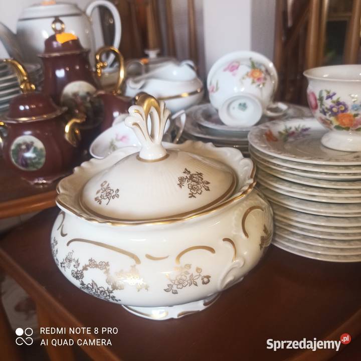 Puzdro kremowo złote Syg Schirnding US Zone Gdańsk