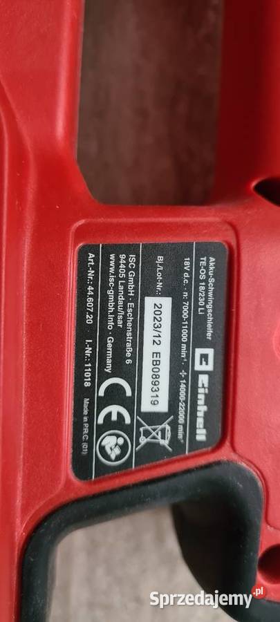 Einhell te os 18230 li szlifierka oscylacyjna Szlifierki oscylacyjne Mszana Dolna