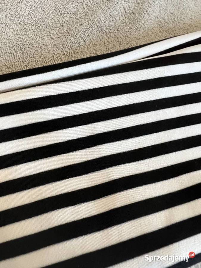 Spodnie legginsy getry w paski czarnobiałe podkarpackie Jasło