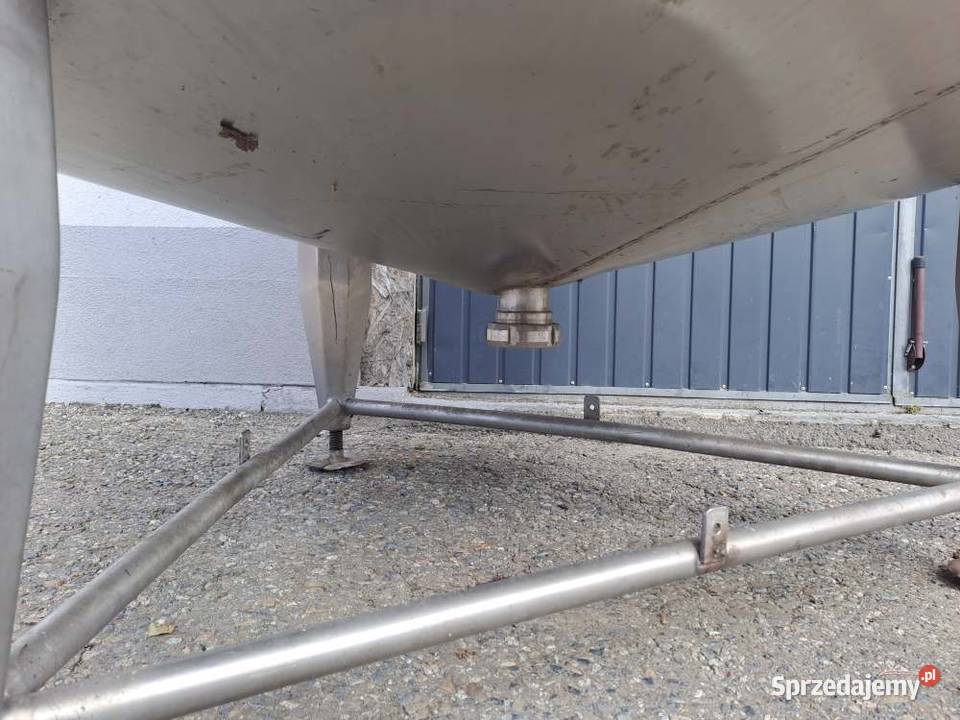 Zbiornik nierdzewny z mieszadłem 1500 L PIERRE Stary Sącz