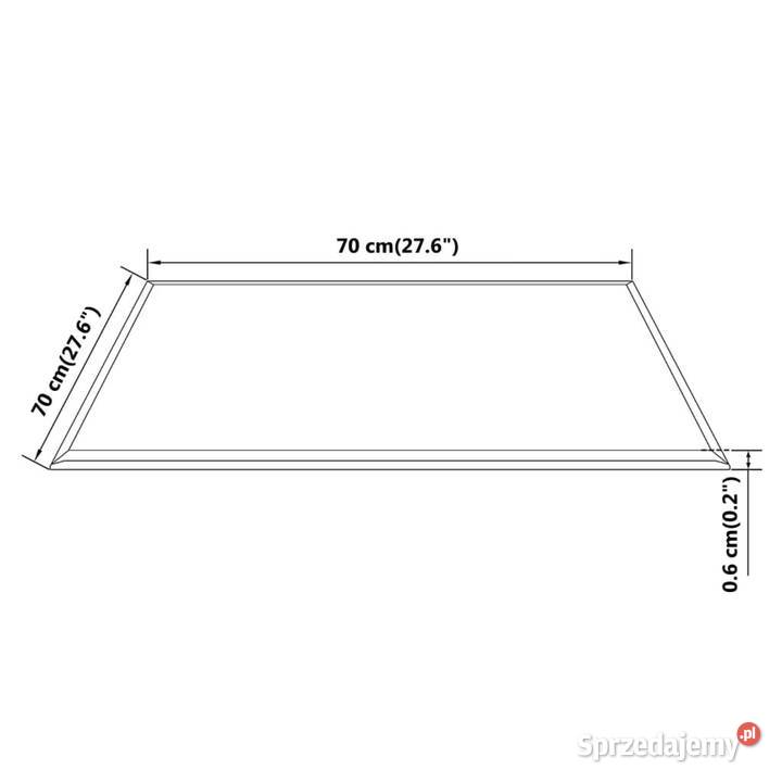 Blat stołu szklany kwadratowy 700 x 700 mm Warszawa sprzedam
