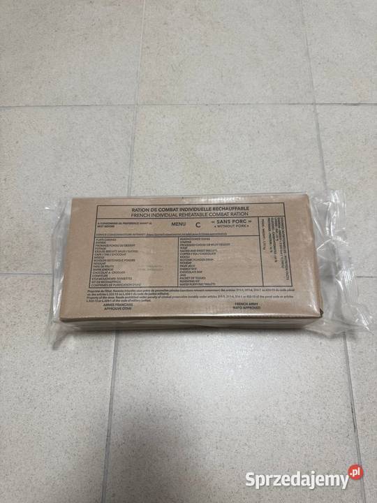 Racje żywnościowe RCIR 24H 3600 kcal francuskie Pozostałe dolnośląskie Wrocław