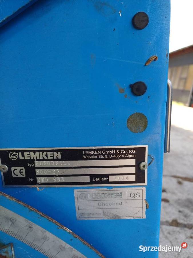 Siewnik Lemken Skaryszew sprzedam