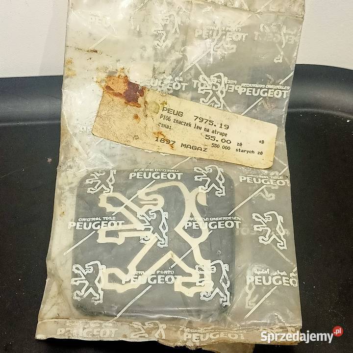 Peugeot 106 Emblemat na grill ORYGINAŁ NOS Katowice