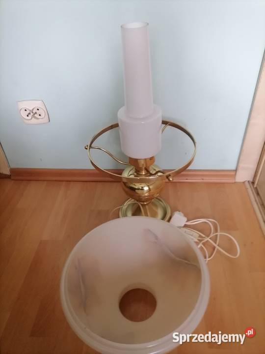 Stara lampa mosiężna Kraków