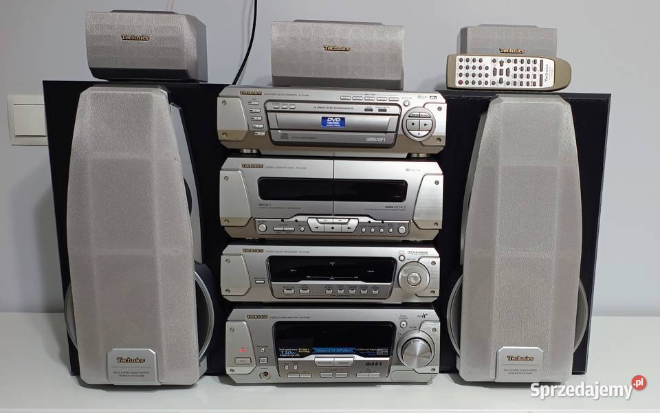 Wieża Technics dv290 z DVD i MP3 Najwyższy i Kępno sprzedam