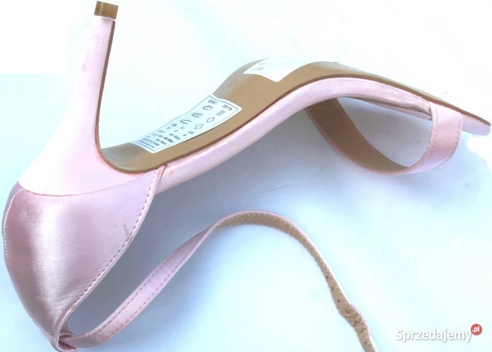 40 Szpilki różowe sandałki Simply Be szpilka 9