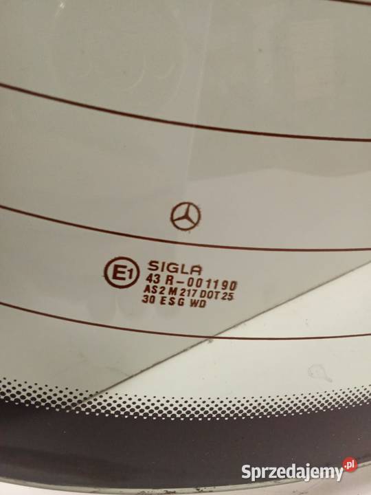 Szyba Tylna Mercedes Cclass W202 93 Antena osobowe sprzedam