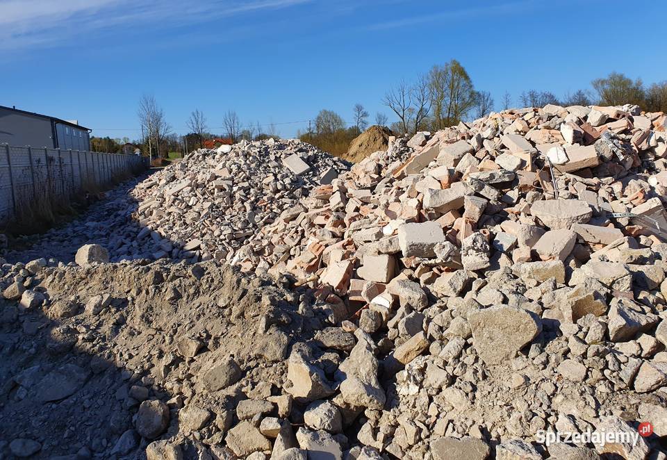 Gruz ceglanobetonowy budowlany rozbiórkowy Pozostałe Wiązowna