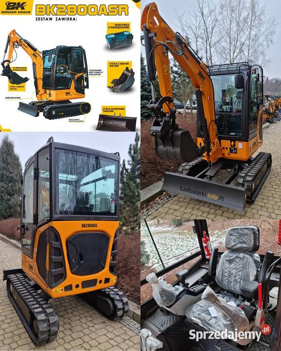 Koparka Berger Kraus BK2800ASR z kabiną SILNIK Motoryzacja Opole