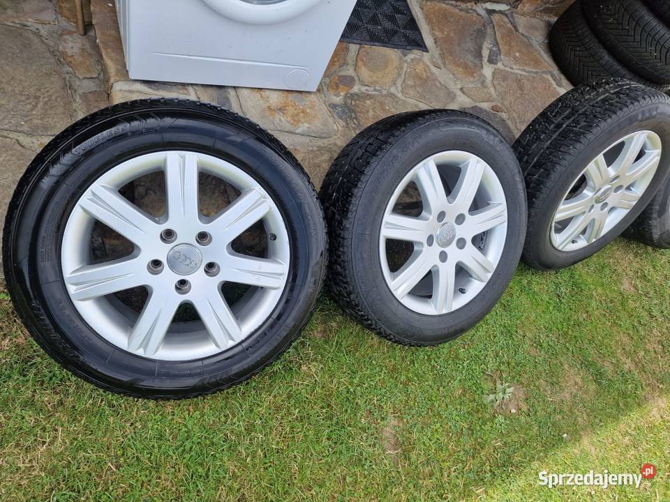 Felgi aluminiowe AUDI 18 z oponami zimowymi Hłomcza